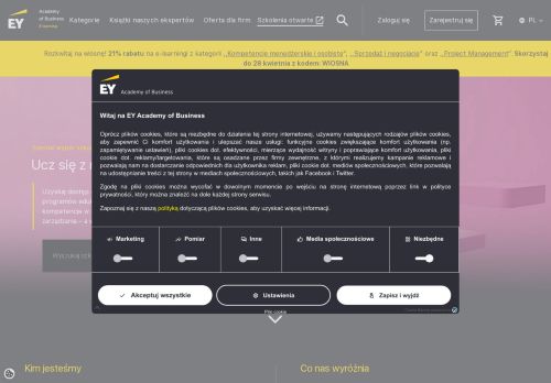 ERNST & YOUNG Sp. z o.o. ACADEMY OF BUSINESS Sp. k.